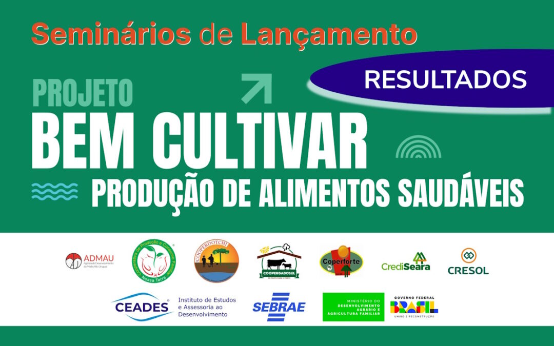 Resultados dos Seminários de Lançamento do projeto Bem Cultivar na Região Sul