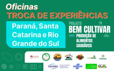 Projeto Bem Cultivar realiza Oficinas de Troca de Experiências sobre produção de alimentos saudáveis