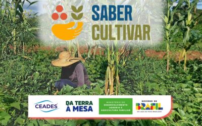 Em convênio com o MDA, Ceades lança Projeto Saber Cultivar para fortalecer a agroecologia na agricultura familiar